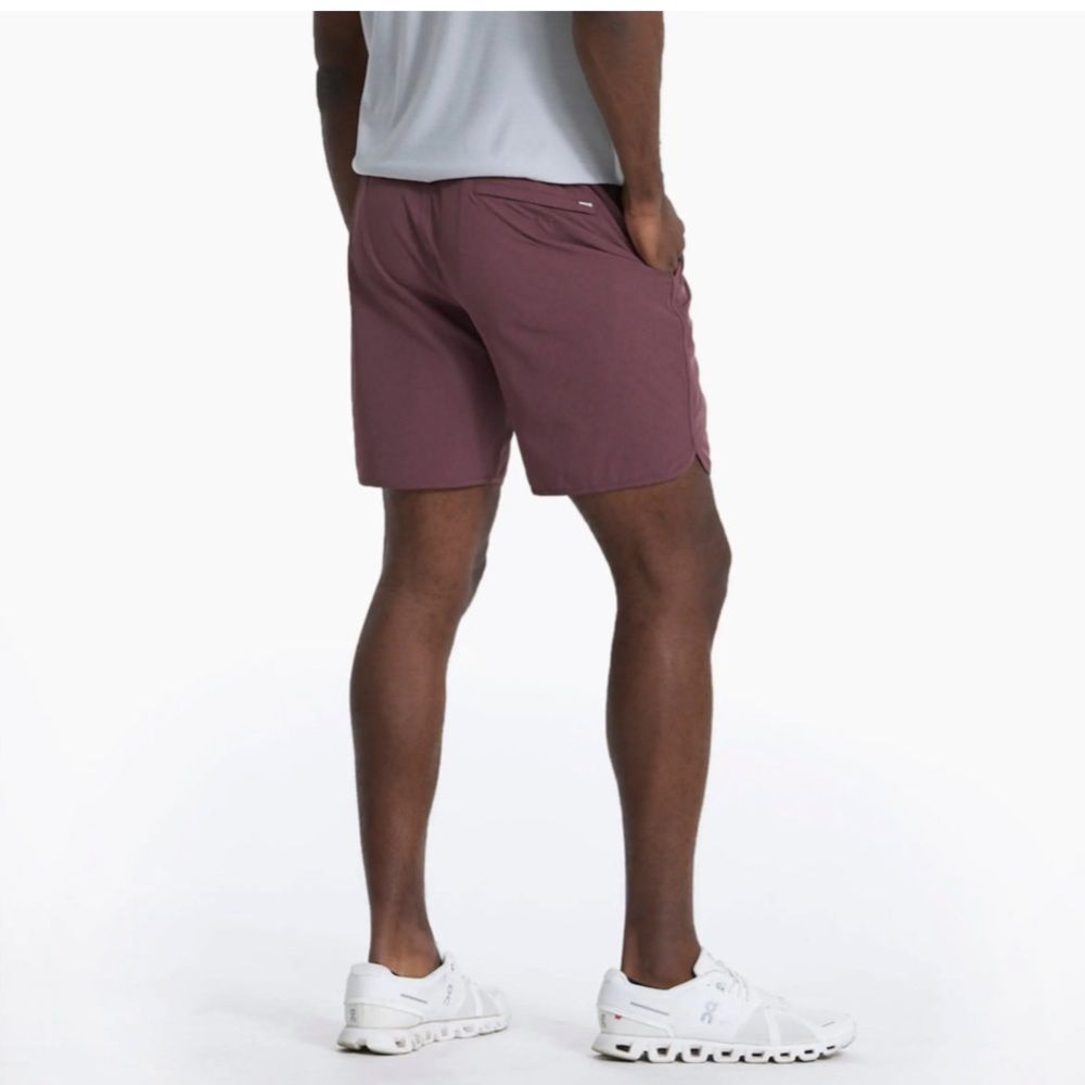 Vuori Banks Short, Chestnut Linen Texture - Picture 3 of 9
